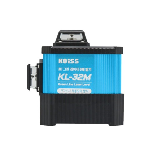 KOISS 전자식 자동 3D 그린라인 레이저레벨기 KL-32M 6배밝기