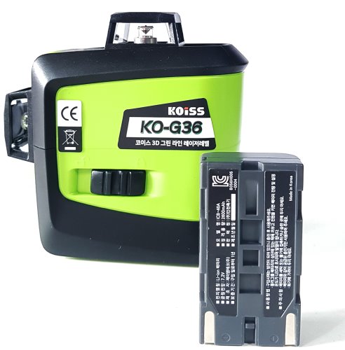 KOISS 레이저레벨 KL3DG / KOG36 배터리 ICB-46A