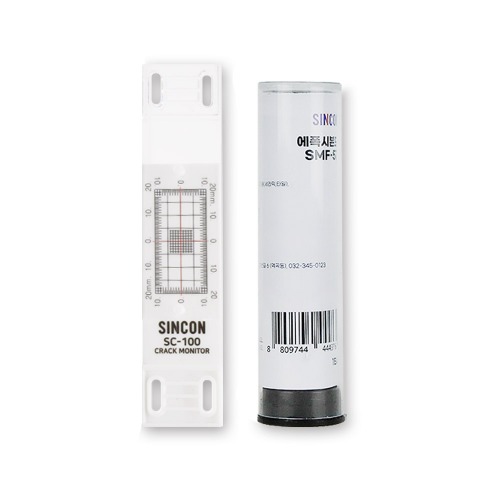 SINCON 크랙 진행 측정기 SC100 KIT 신콘 SC-100 50개 에폭시본드 6개 포함 세트