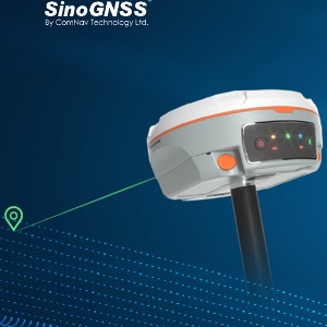 SINO GNSS 1590채널 수신기 MARS LASER RTK/ COMNAV 레이저포인트 GPS 수신기  IMU 장착 / GPS측량기 측량용 토목용 납품 교육